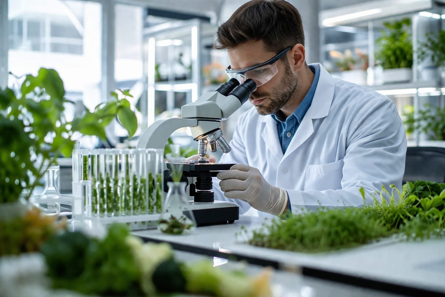 Analize de țesut vegetal în laborator EDTA Plant pentru agricultură de precizie